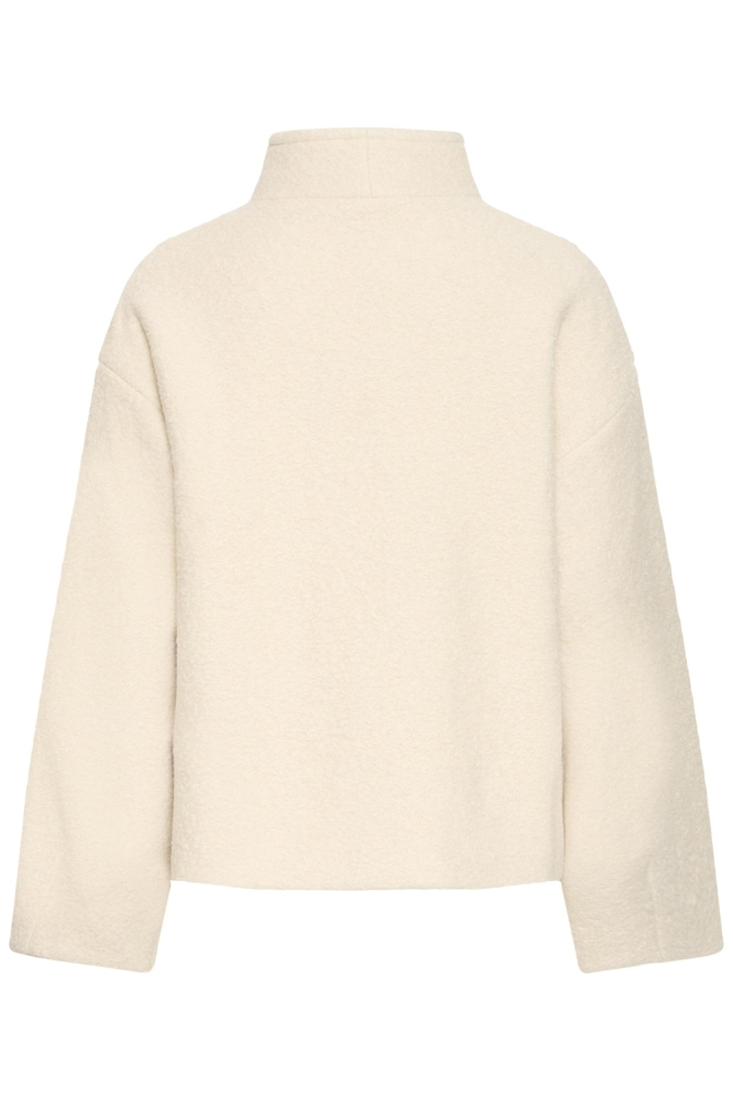 Ichi ecru dames jas | Achteraanzicht