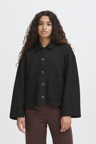 Ichi IHKATE QUILTED JA3 20124593 194008 BLACK