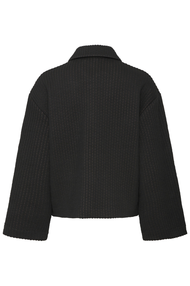 Ichi zwarte dames jas | Achteraanzicht