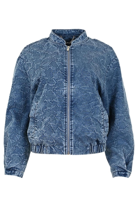 Zizo blauwe dames jas | Vooraanzicht