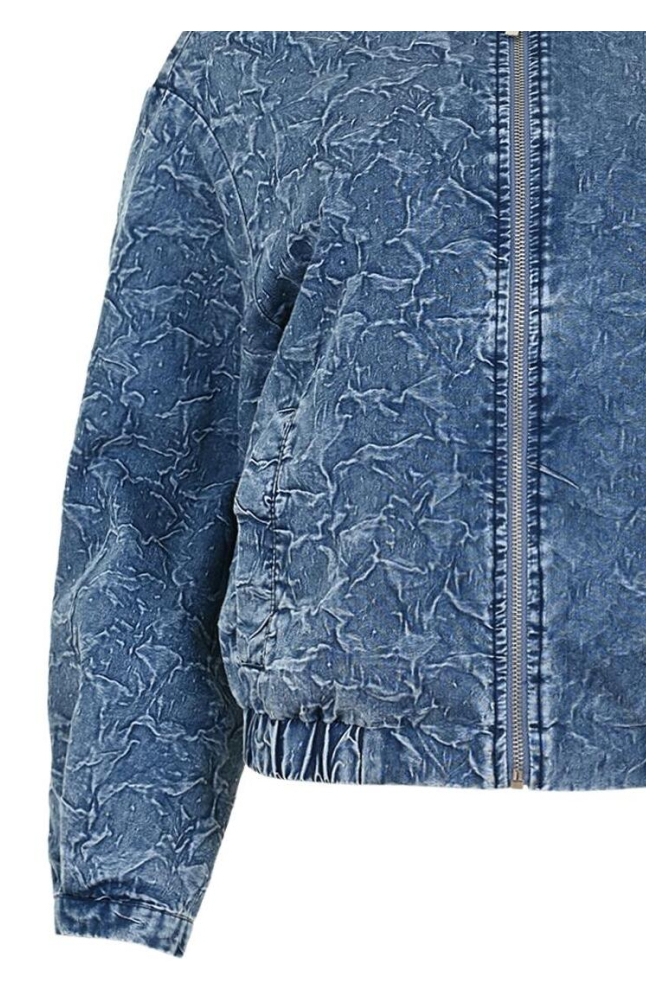 Zizo blauwe dames jas | Close up