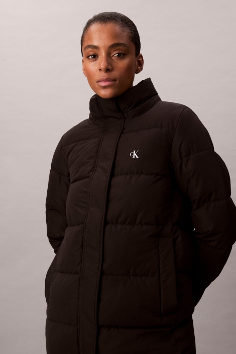 Calvin Klein zwarte dames jas | Close up