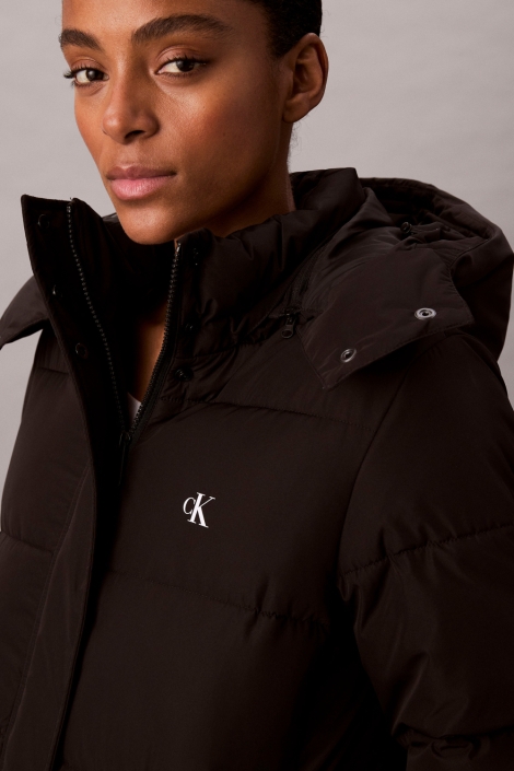 Calvin Klein zwarte dames jas | Close up