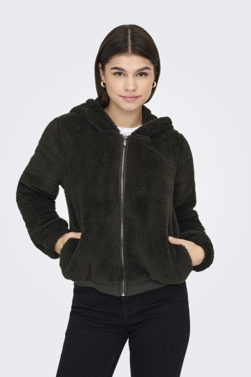 Only Vest ONLNEWANNA CONTACT SHERPA JKT OTW N 15300635 Chocolate Torte