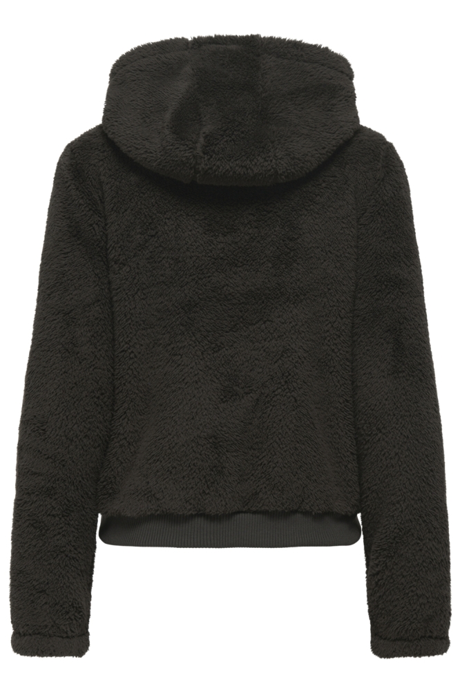 Only bruine dames vest | Achteraanzicht