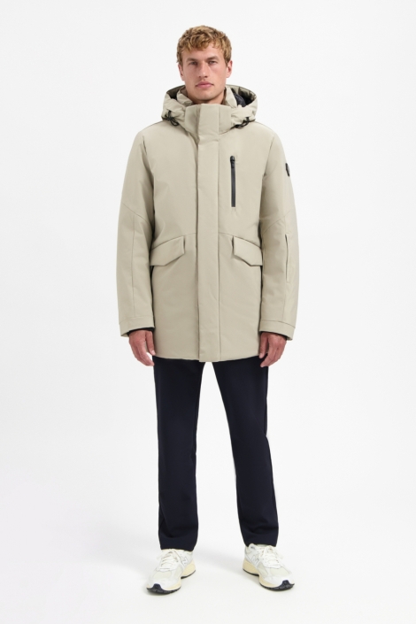 NO-EXCESS beige heren jas | Model