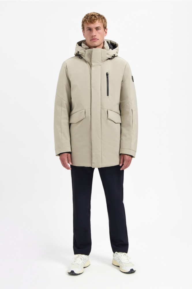 NO-EXCESS beige heren jas | Model