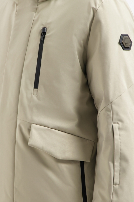 NO-EXCESS beige heren jas | Kleurstaal