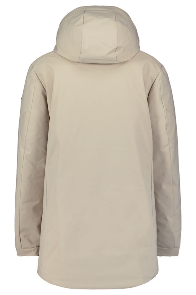 NO-EXCESS beige heren jas | Achteraanzicht