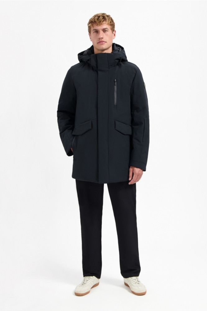 NO-EXCESS zwarte heren jas | Model