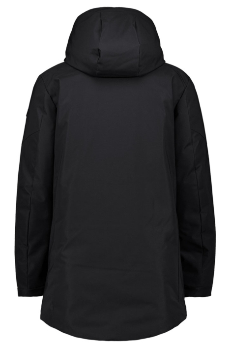 NO-EXCESS zwarte heren jas | Achteraanzicht