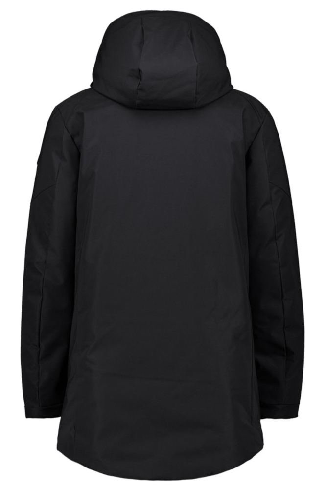 NO-EXCESS zwarte heren jas | Achteraanzicht