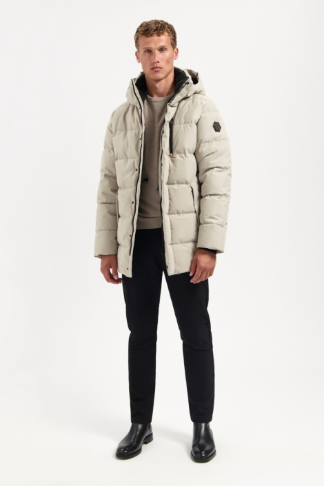 NO-EXCESS beige heren jas | Model