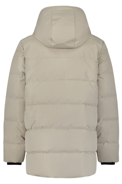 NO-EXCESS beige heren jas | Achteraanzicht