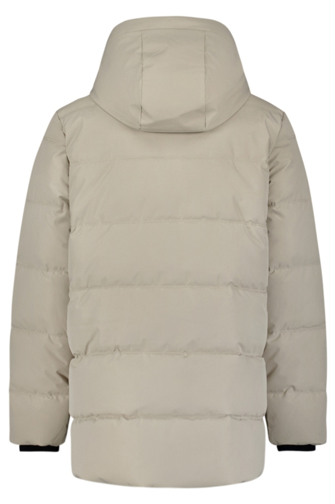 NO-EXCESS beige heren jas | Achteraanzicht