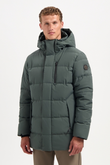 NO-EXCESS LONG PADDED PARKA SCOTT 29650953 124 DARK STEEL