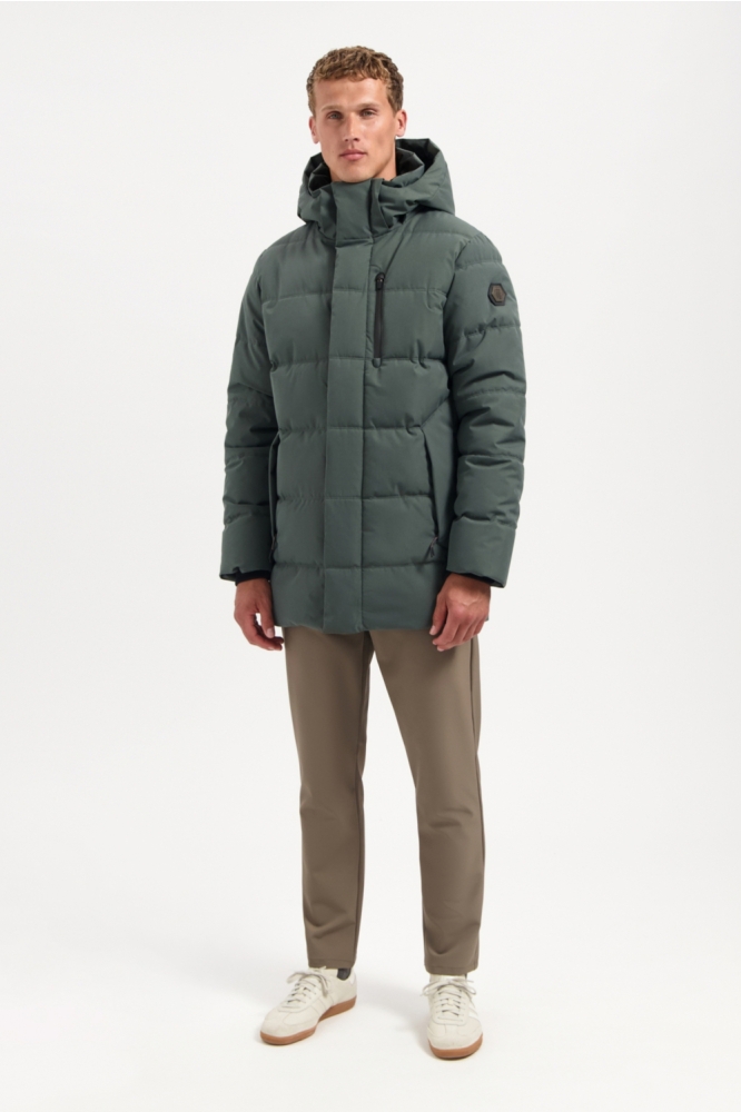 NO-EXCESS groene heren jas | Model