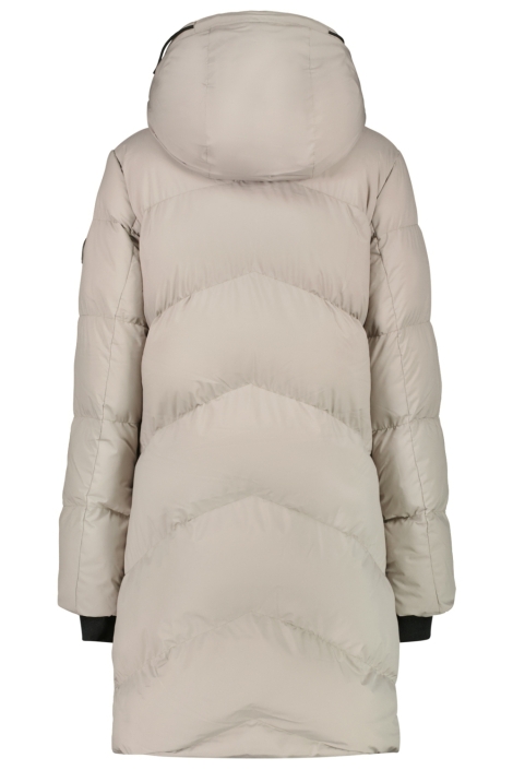 Cars taupe dames jas | Achteraanzicht