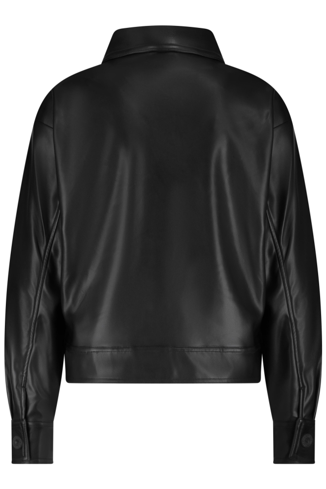 Lady Day zwarte dames jas | Achteraanzicht