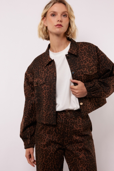 Fluresk YRISSA JACKET 25NOF04 522 MOCHA BROWN