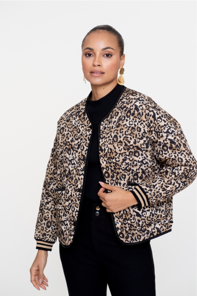 Geisha zwarte dames vest | Model vooraanzicht