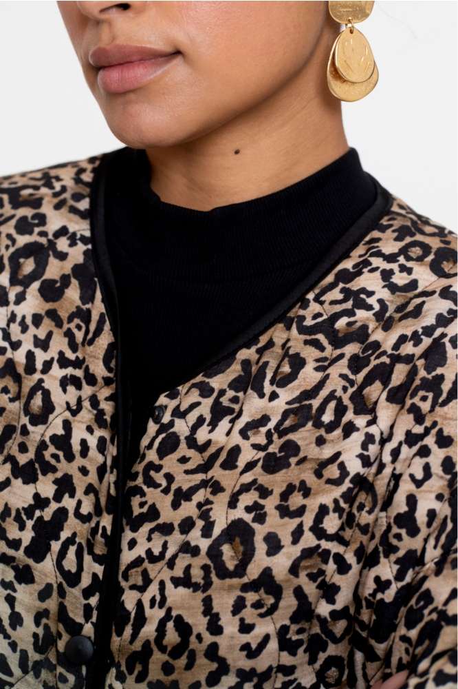 Geisha zwarte dames vest | Close up