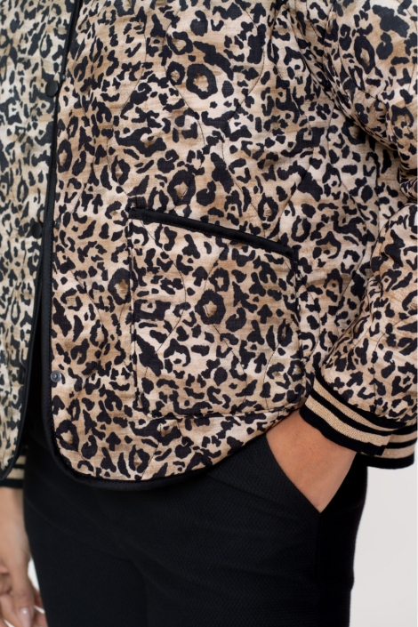 Geisha zwarte dames jas | Kleurstaal