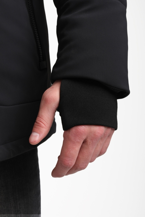 Gabbiano zwarte heren jas | Close up