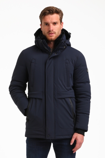 Gabbiano TECHNISCHE WINTERPARKA MET AFNEEMBARE CAPUCHON 535755 301 Navy