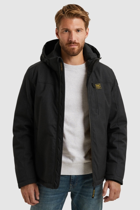 PME legend blauwe heren jas | Model vooraanzicht