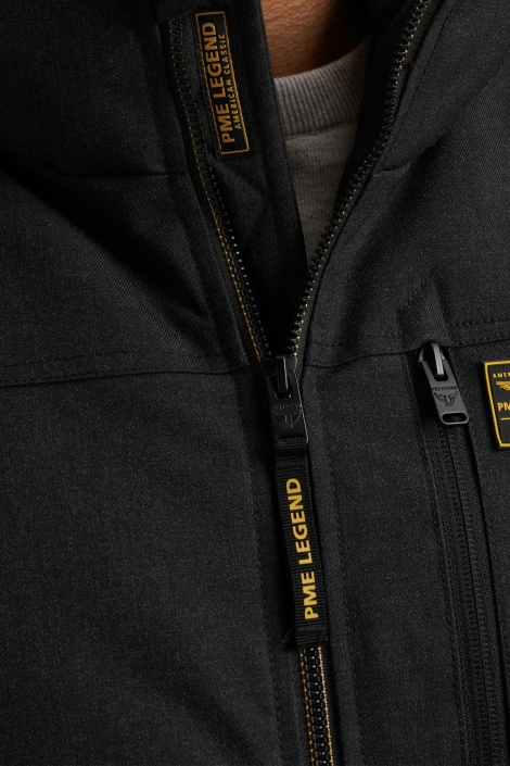 PME legend blauwe heren jas | Close up