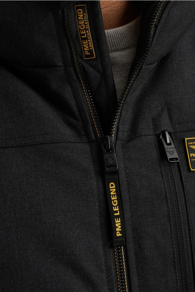 PME legend blauwe heren jas | Close up