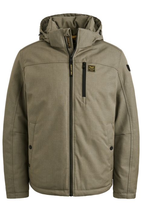 PME legend taupe heren jas | Vooraanzicht