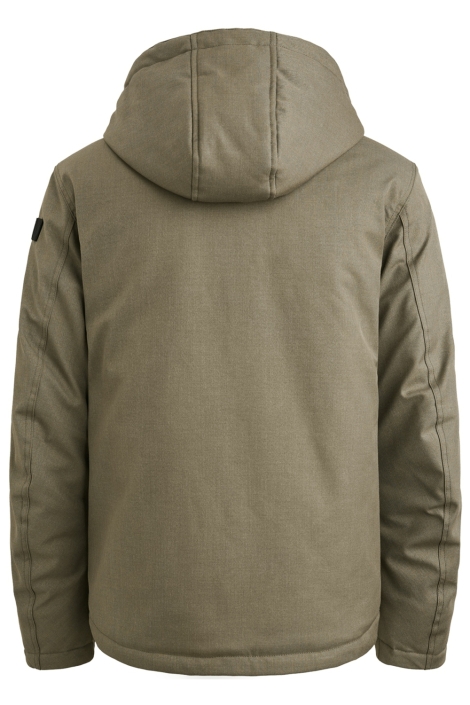 PME legend taupe heren jas | Achteraanzicht