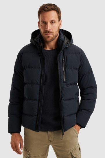 PME legend short jacket brewster crunchy Blauw