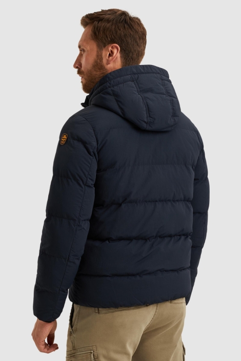 PME legend blauwe heren jas | Model achteraanzicht