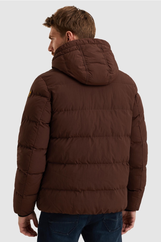 PME legend bruine heren jas | Model achteraanzicht