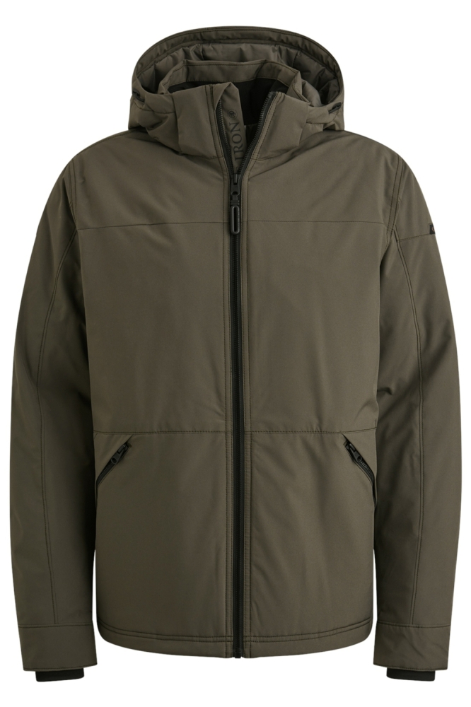 Cast Iron groene heren jas | Vooraanzicht