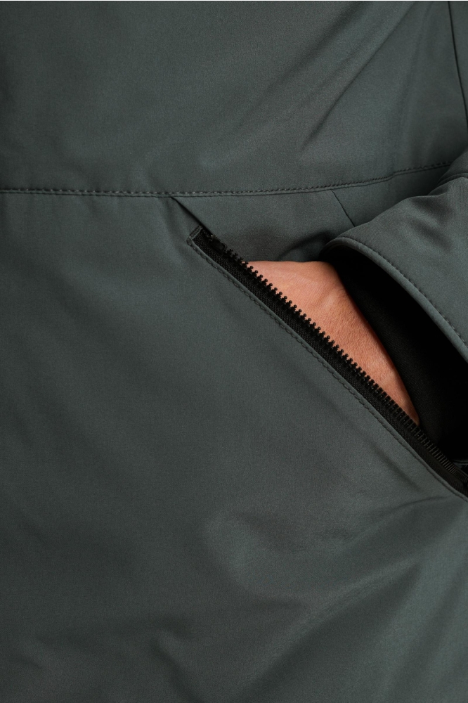 Cast Iron blauwe heren jas | Close up