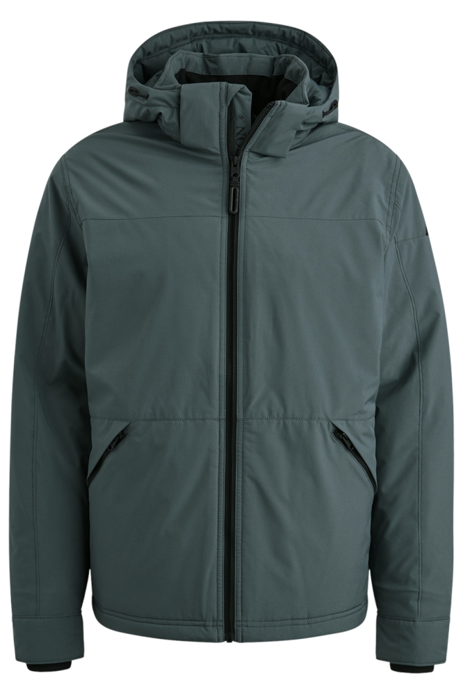 Cast Iron blauwe heren jas | Vooraanzicht