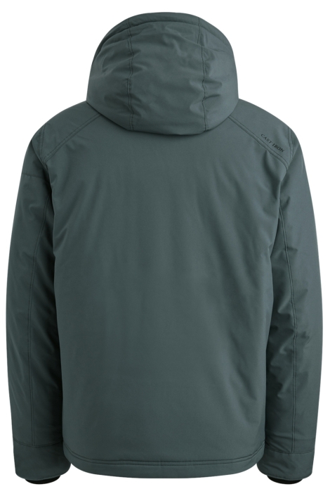 Cast Iron blauwe heren jas | Achteraanzicht