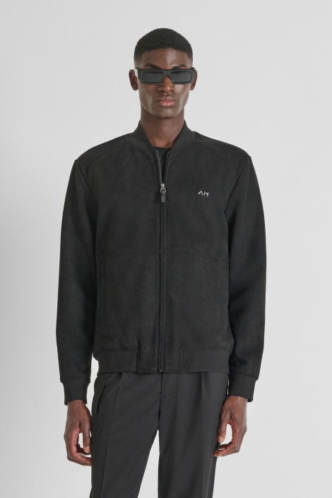 Antony Morato zwarte heren vest | Model vooraanzicht