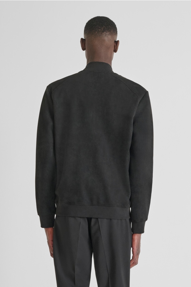 Antony Morato zwarte heren vest | Model achteraanzicht