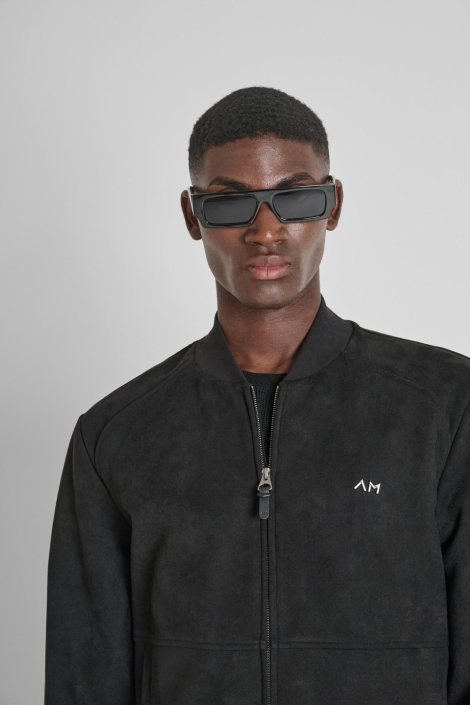 Antony Morato zwarte heren vest | Close up