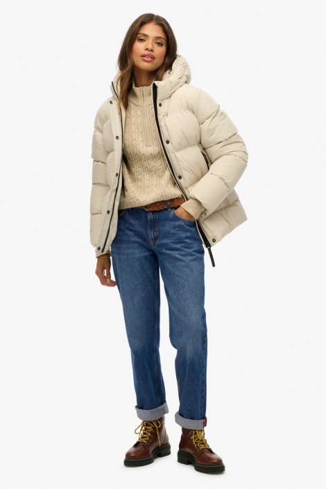 Superdry ecru dames jas | Model