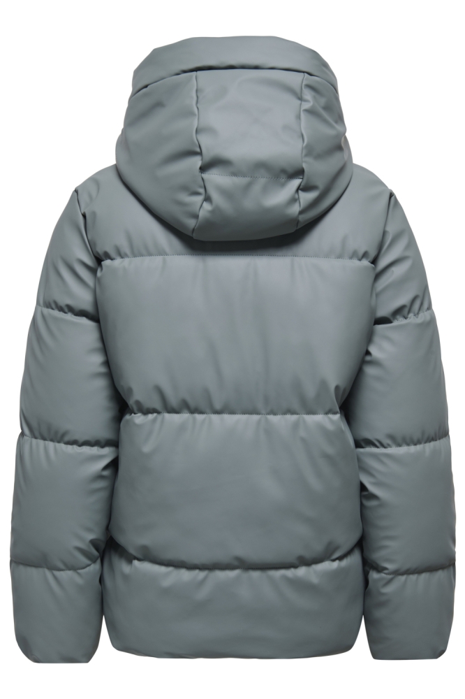 Only groene dames jas | Achteraanzicht