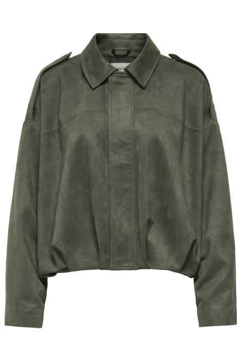 Jacqueline de Yong groene dames jas | Vooraanzicht