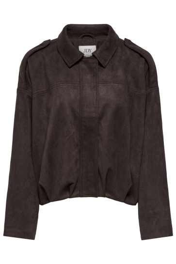 Jacqueline de Yong JDYNIA FAUX SUEDE BAT JACKET OTW YF 15371828 Chocolate Torte