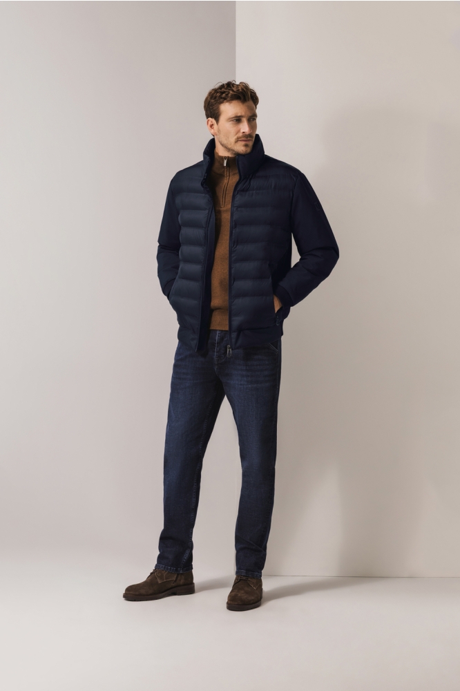 State of Art blauwe heren jas | Model