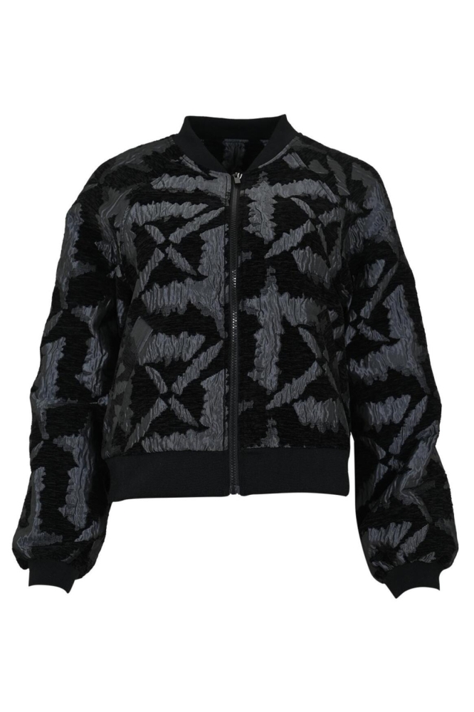 Maicazz zwarte dames jas | Vooraanzicht